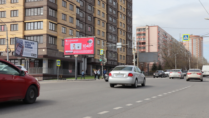 Комарова 20В.Добровольского 9А п.1 , сторона Б, фото Видеоэкран 3х6 в Ростове-на-Дону (бульвар Комарова)