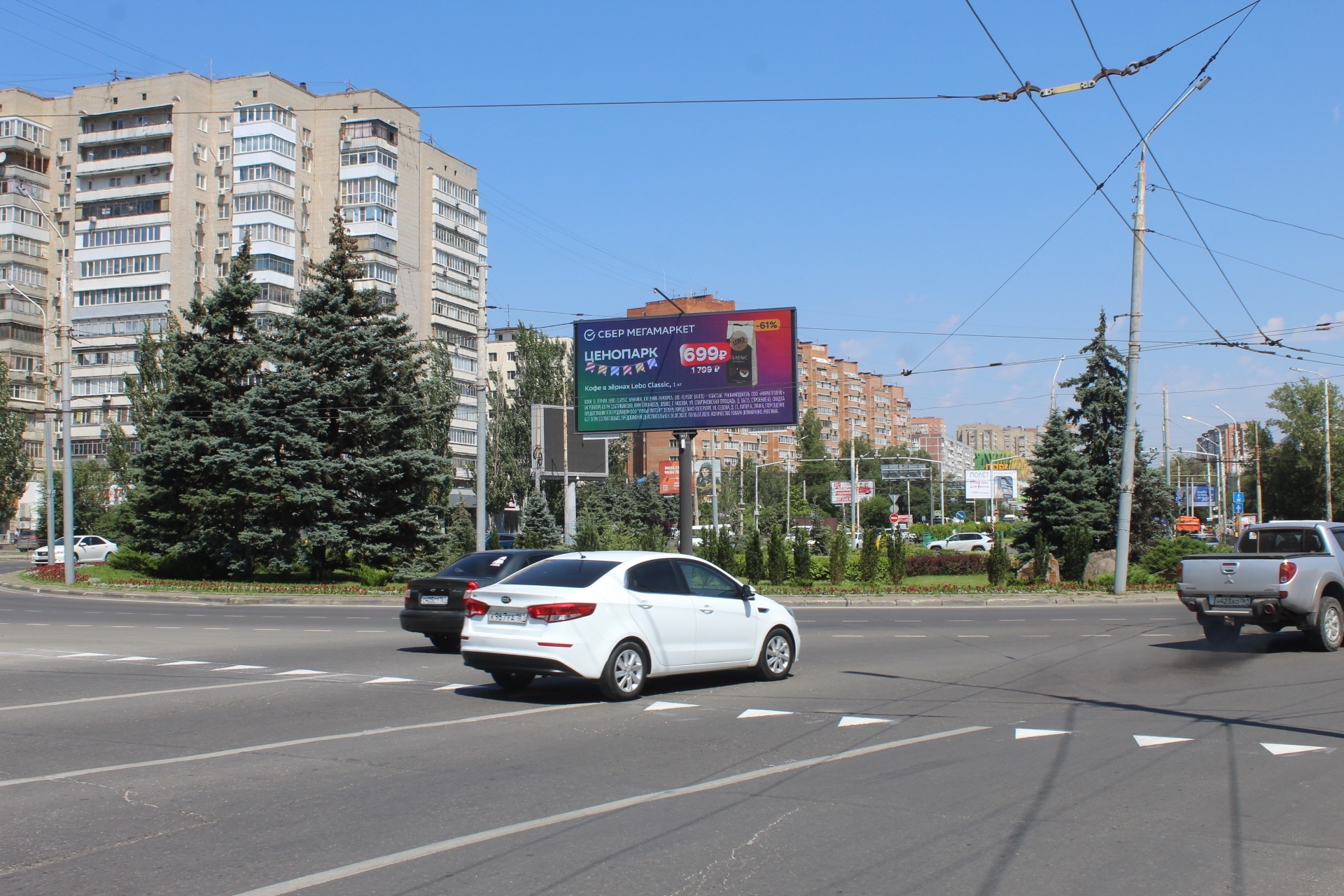 Космонавтов, на кольце Видеоэкран 3х6 в Ростове-на-Дону (пр. Космонавтов)