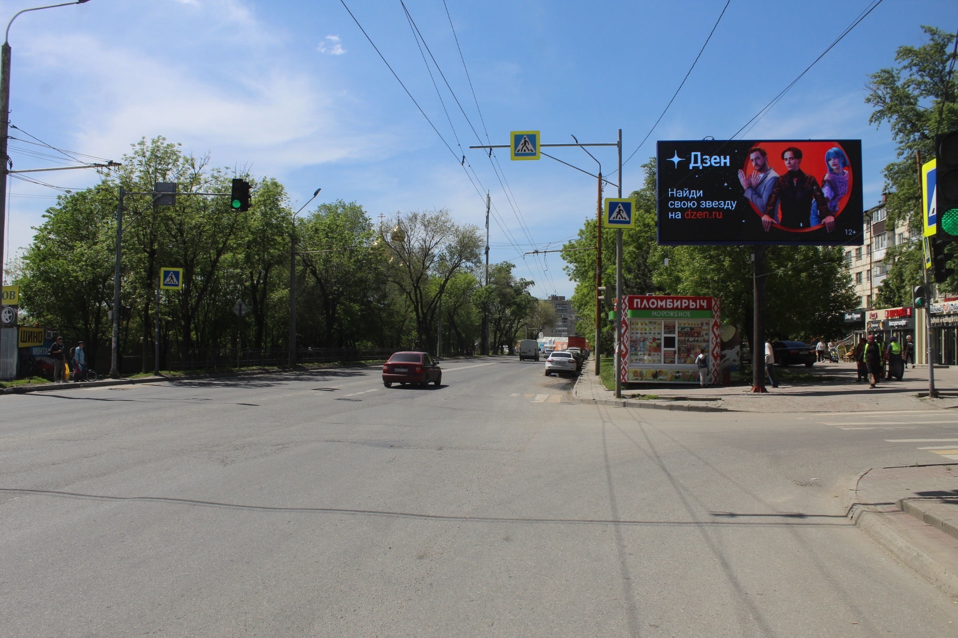 Таганрогская ул. 143 Видеоэкран 3х6 в Ростове-на-Дону (ул. Таганрогская)