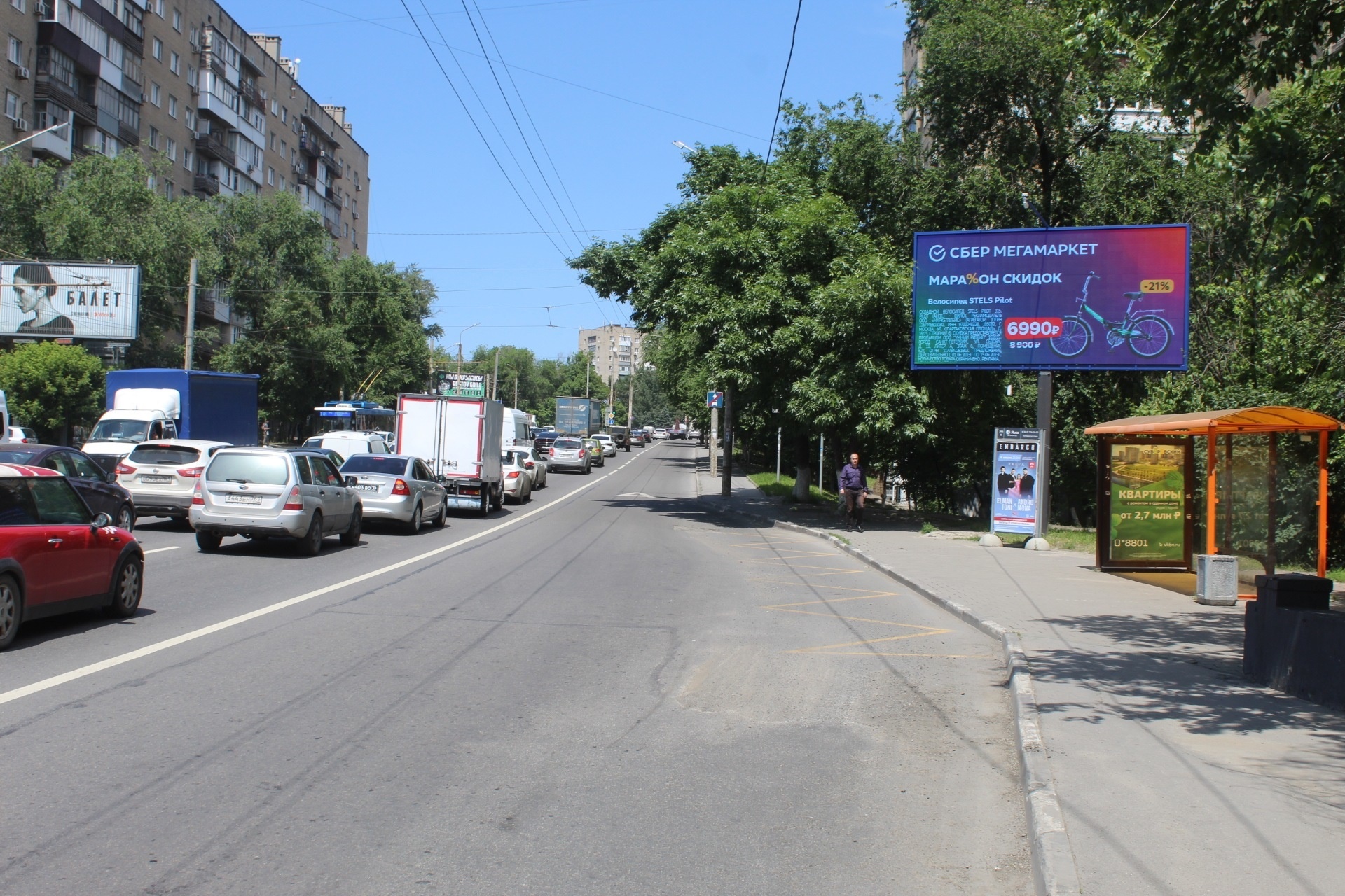 Шеболдаева ул. 6-2 Видеоэкран 3х6 в Ростове-на-Дону (ул. Шеболдаева)
